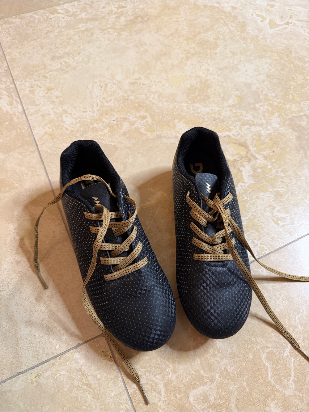 💙DSG Black and Gold Soccer Cleats💙